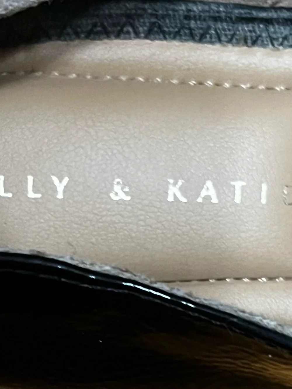 Kelly & Katie Black Patent Slip-On Loafers